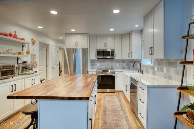 a room with storage and utility