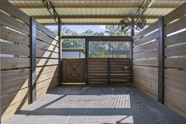 a view of a swimming pool with a lounge chairs