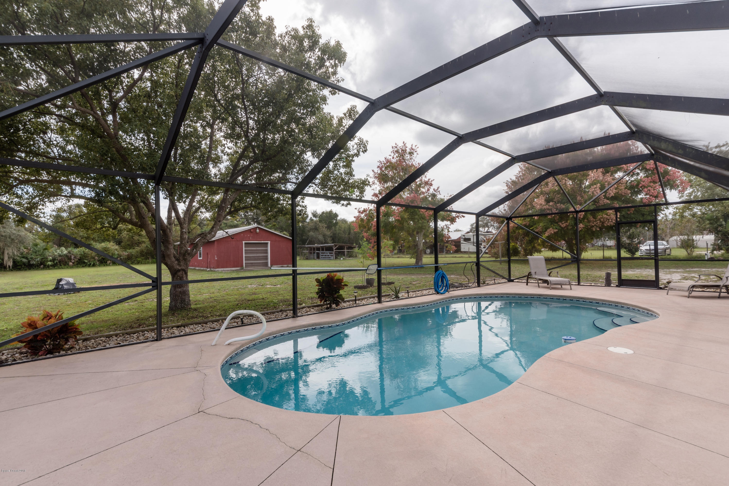 3715 Maebert Road Mims, FL 32754 - Photo 22 of 34 Pool View 2