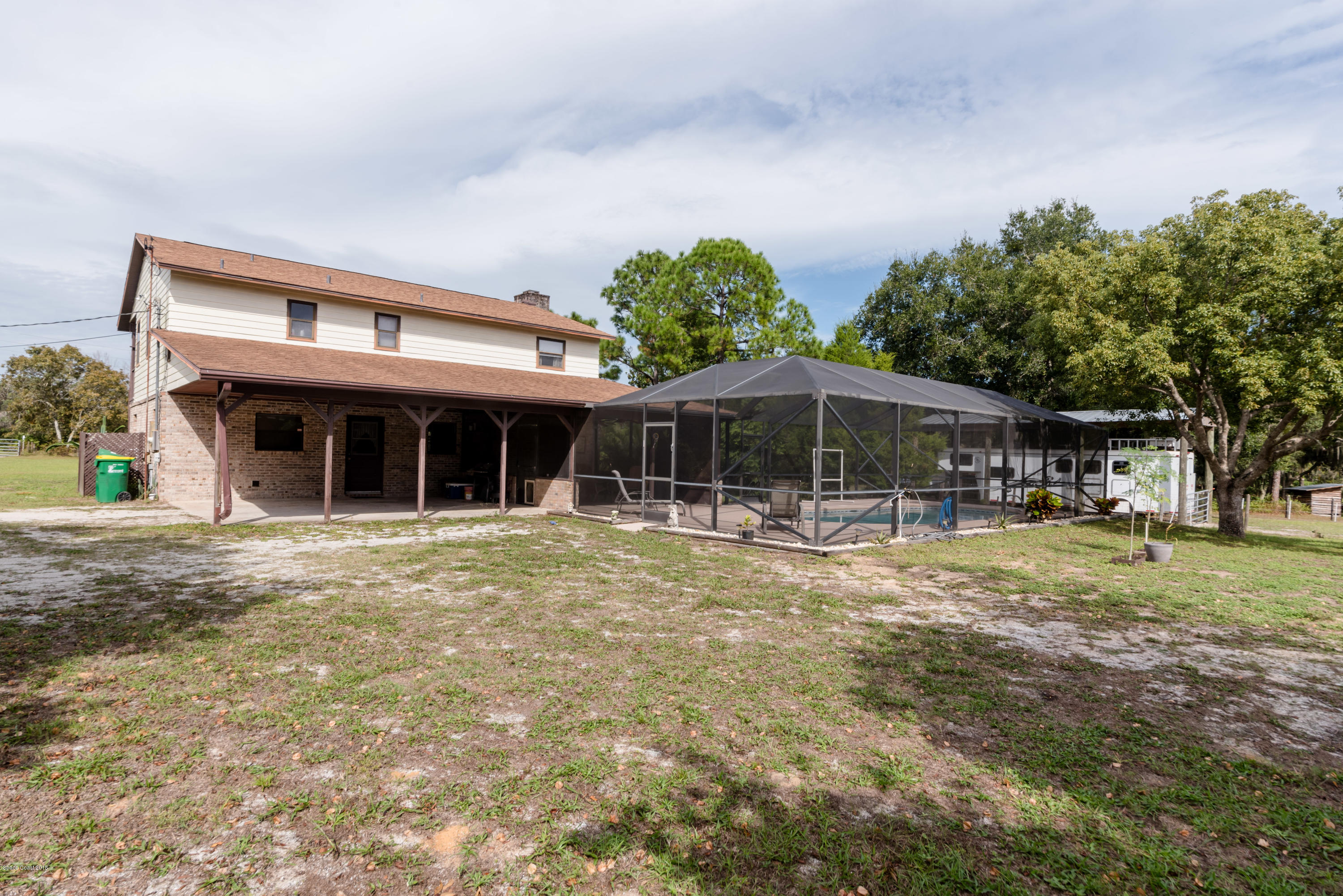 3715 Maebert Road Mims, FL 32754 - Photo 32 of 34 Back Yard View 1