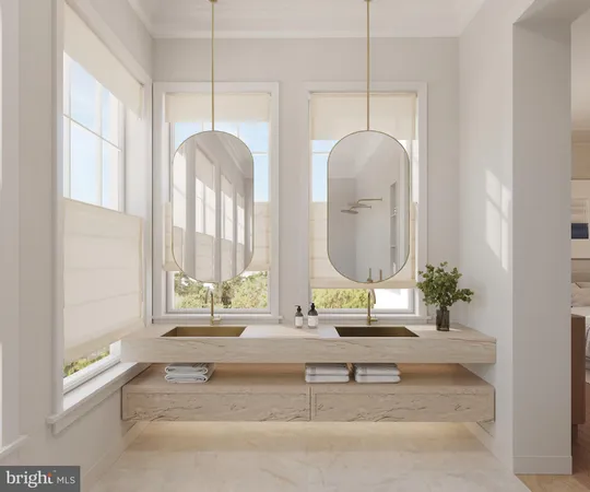 a living room filled with furniture and a large window