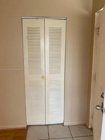 a view of front door