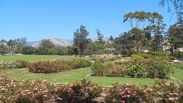 1815 Bath Street, Unit 4 Santa Barbara, CA 93101 - Photo 17 of 19 a view of a garden with a fountain