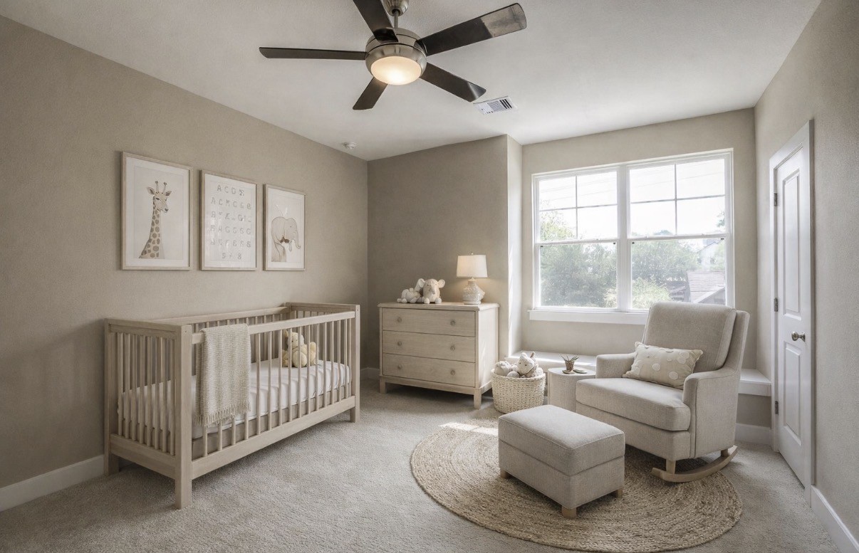 3619 Alba Road Houston, TX 77018 - Photo 27 of 34 2nd floor- 3rd Bedroom
(Virtually Staged)