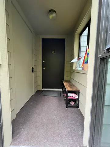 a outdoor view with a sitting space