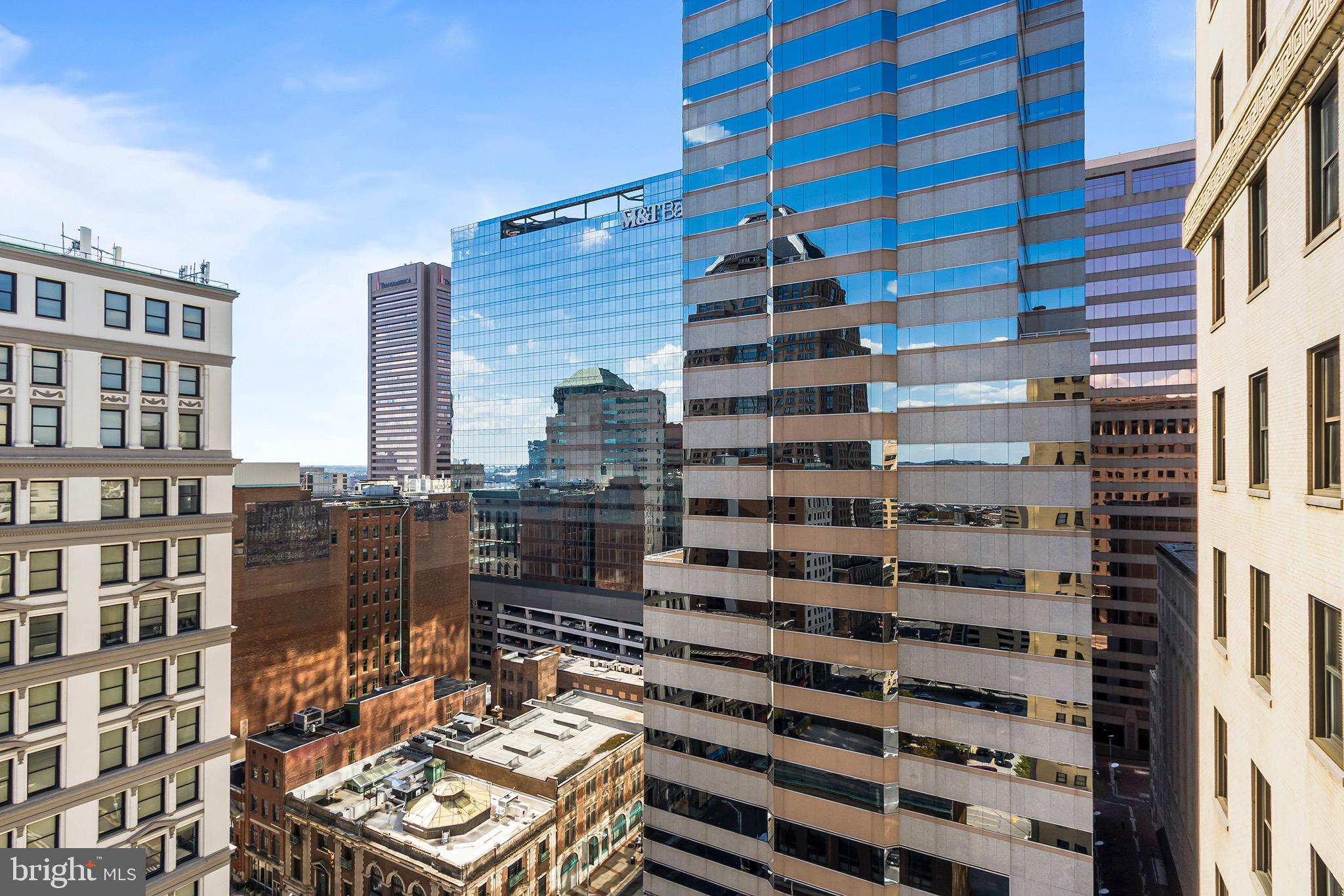 7 North Calvert Street, Unit 1BR Baltimore, MD 21202 - Photo 6 of 32 a front view of a building with glass door