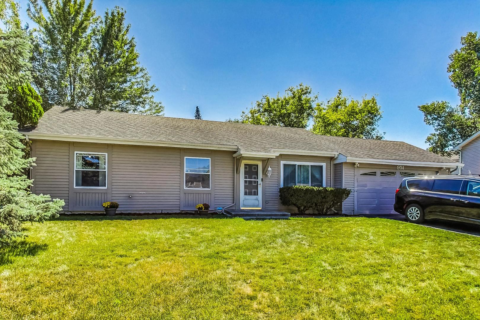 951 Shorewood Drive Bartlett, IL 60103 - Photo 1 of 1 front view of a house with a yard