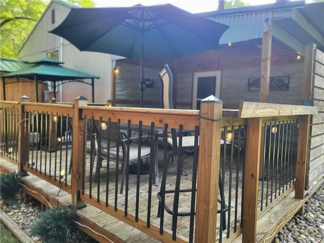 a view of a house with street porch