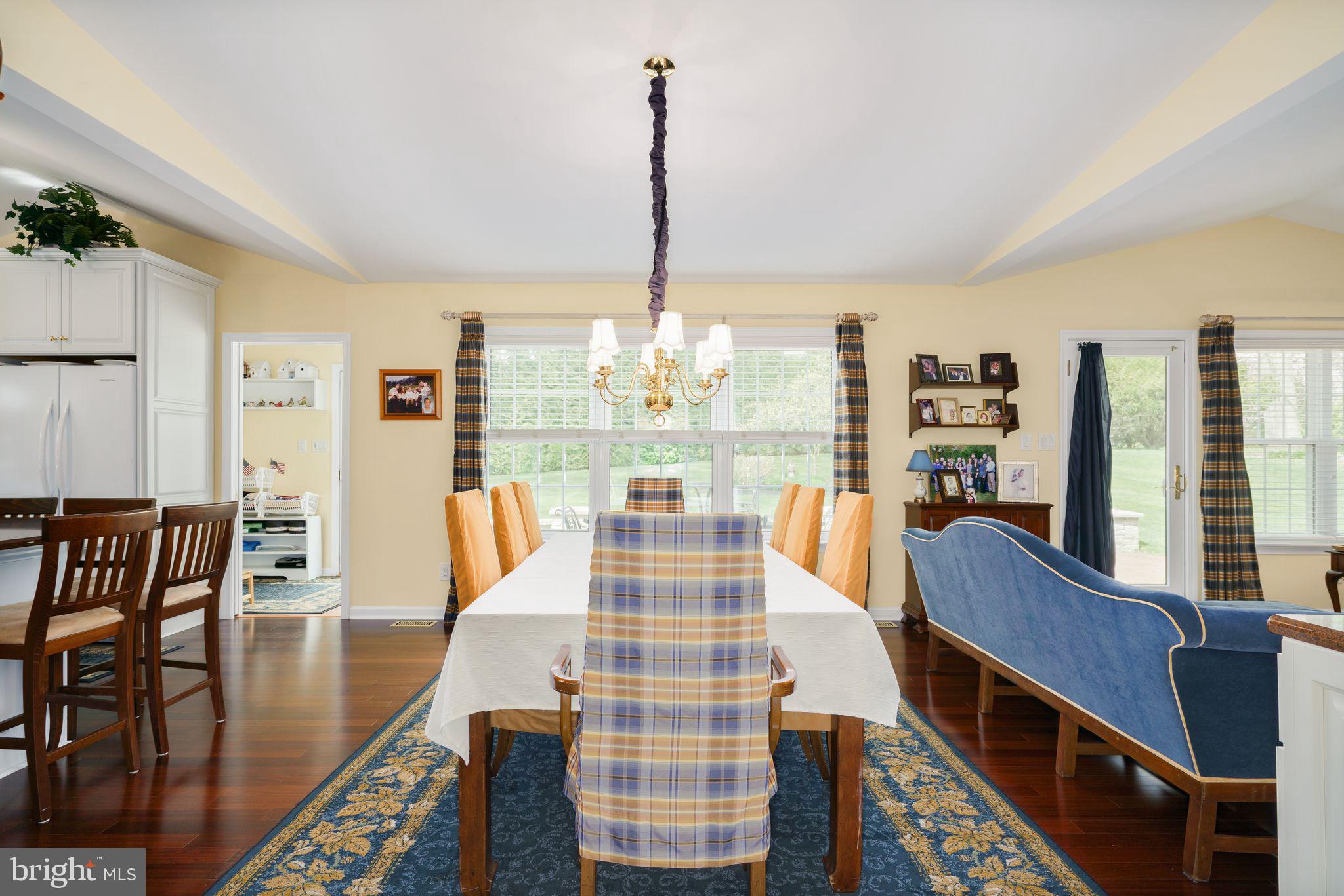 624 Warwick Road Haddonfield, NJ 08033 - Photo 13 of 43 a view of a dining room with furniture window and wooden floor