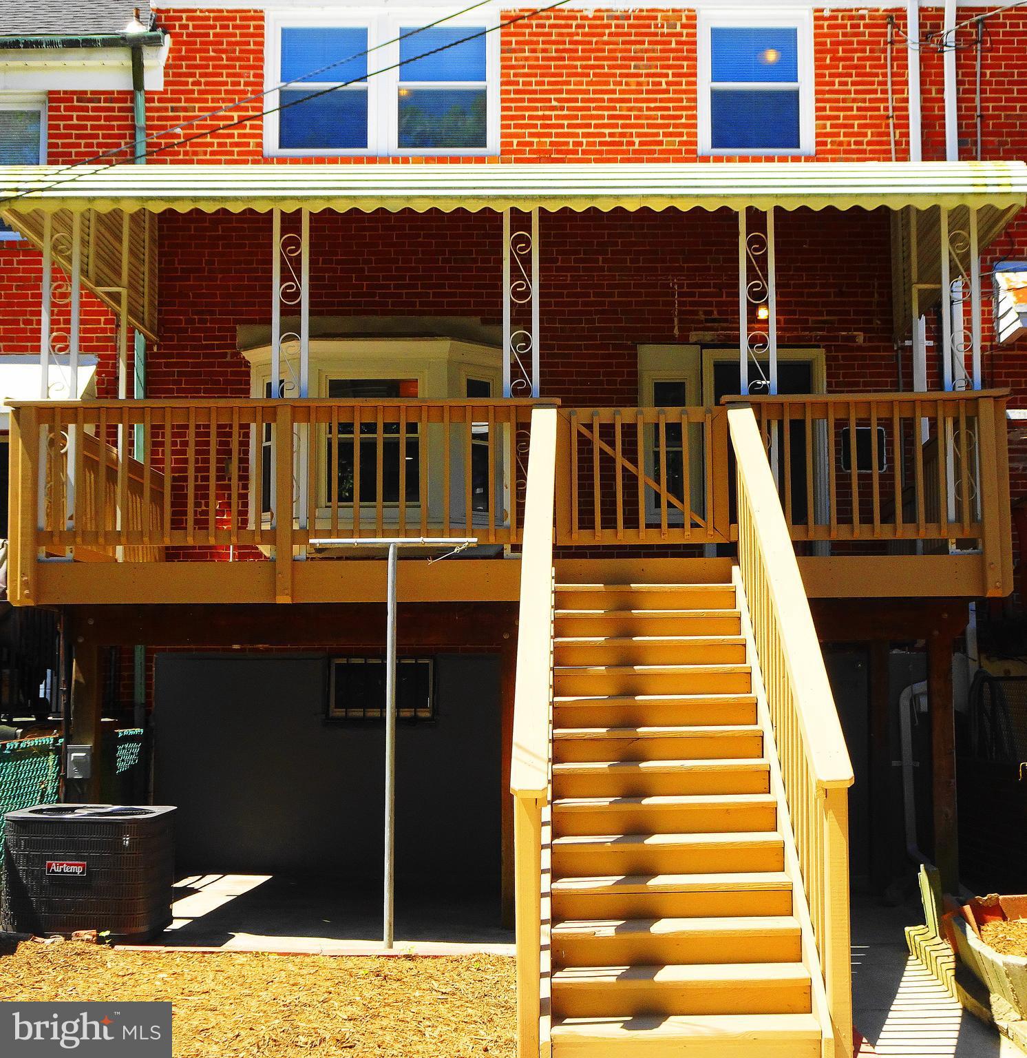 1732 Hartsdale Road Baltimore, MD 21239 - Photo 25 of 30 covered deck off kitchen 18' x 12'