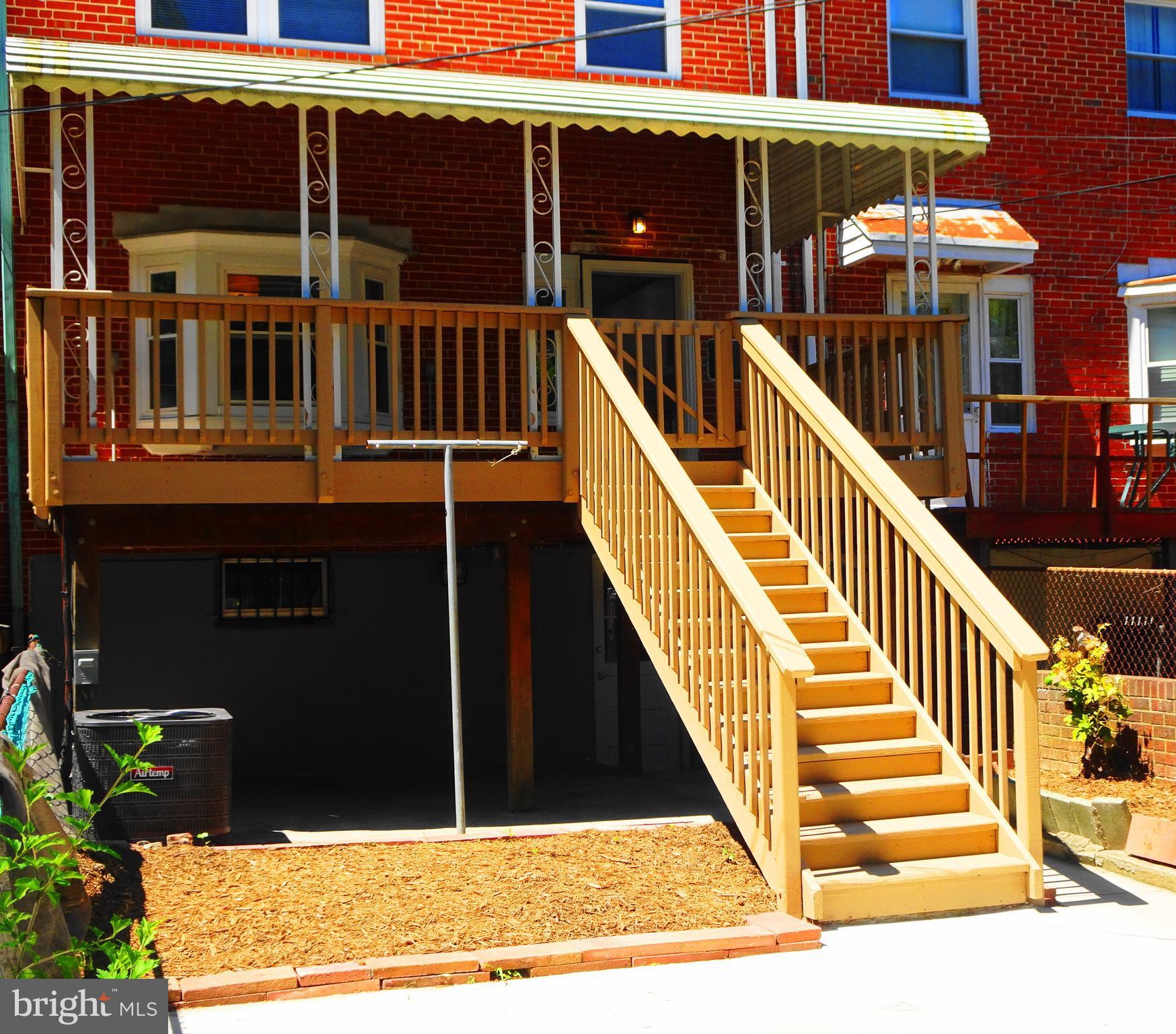 1732 Hartsdale Road Baltimore, MD 21239 - Photo 26 of 30 lower level patio, storage and garden areas