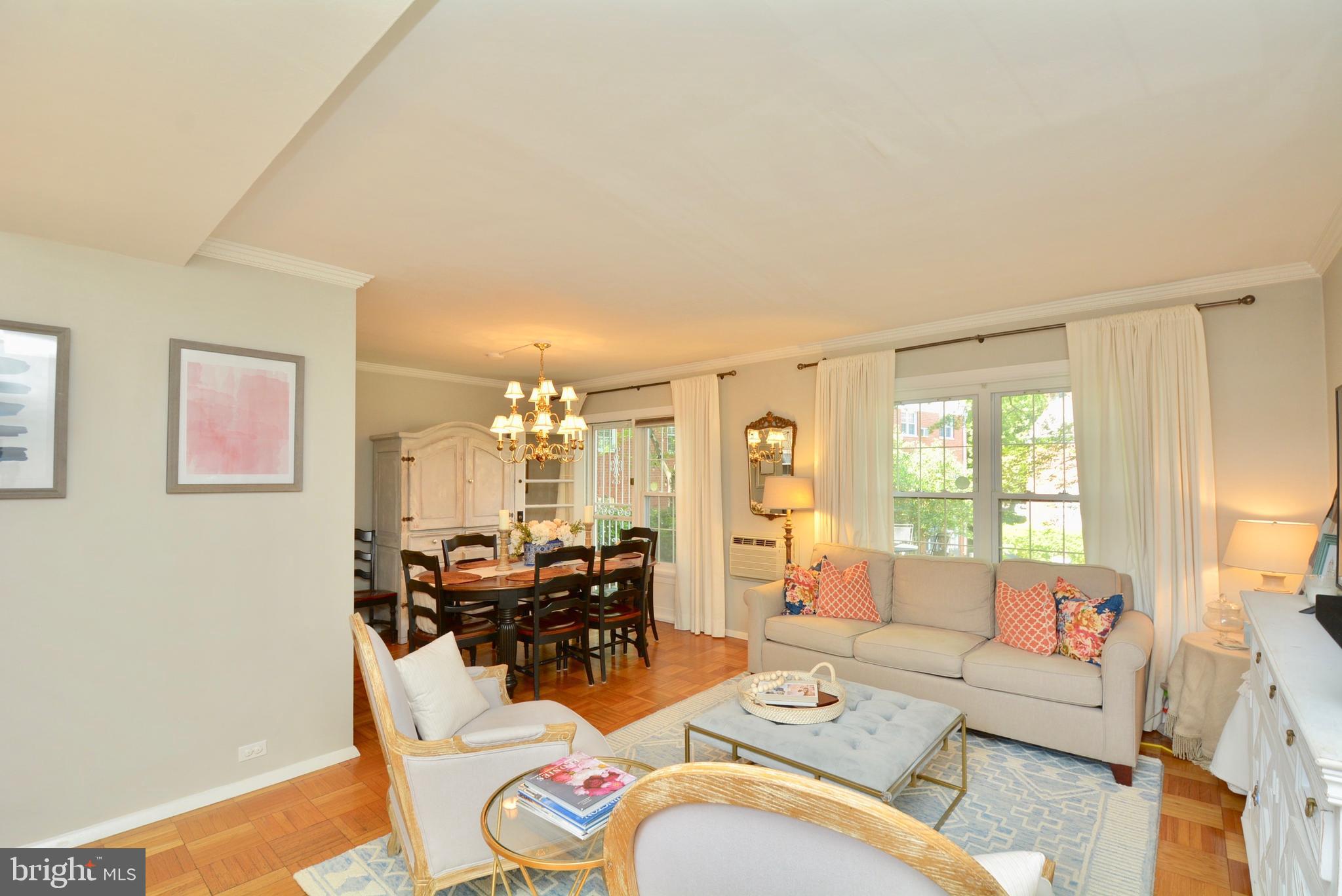 1635 Ripon Place Alexandria, VA 22302 - Photo 4 of 37 Living room with parquet wood floors