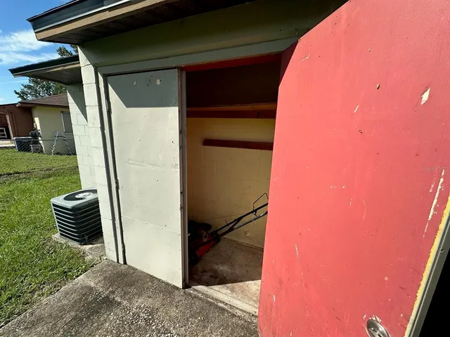 a view of outdoor space and deck
