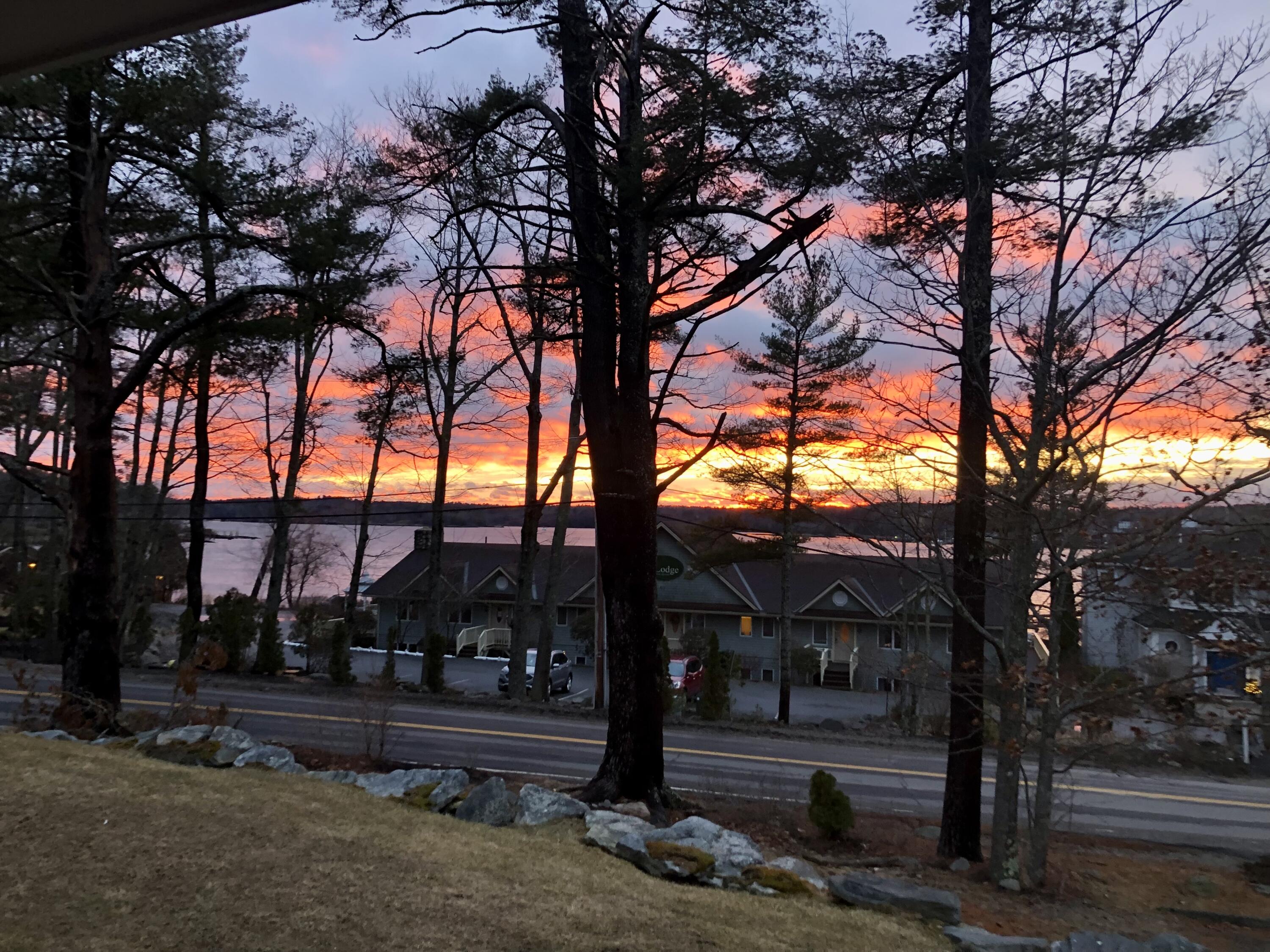 11 Island Lane, Unit 1 Edgecomb, ME 04556 - Photo 35 of 36 Porch View sunset.IMG_0798