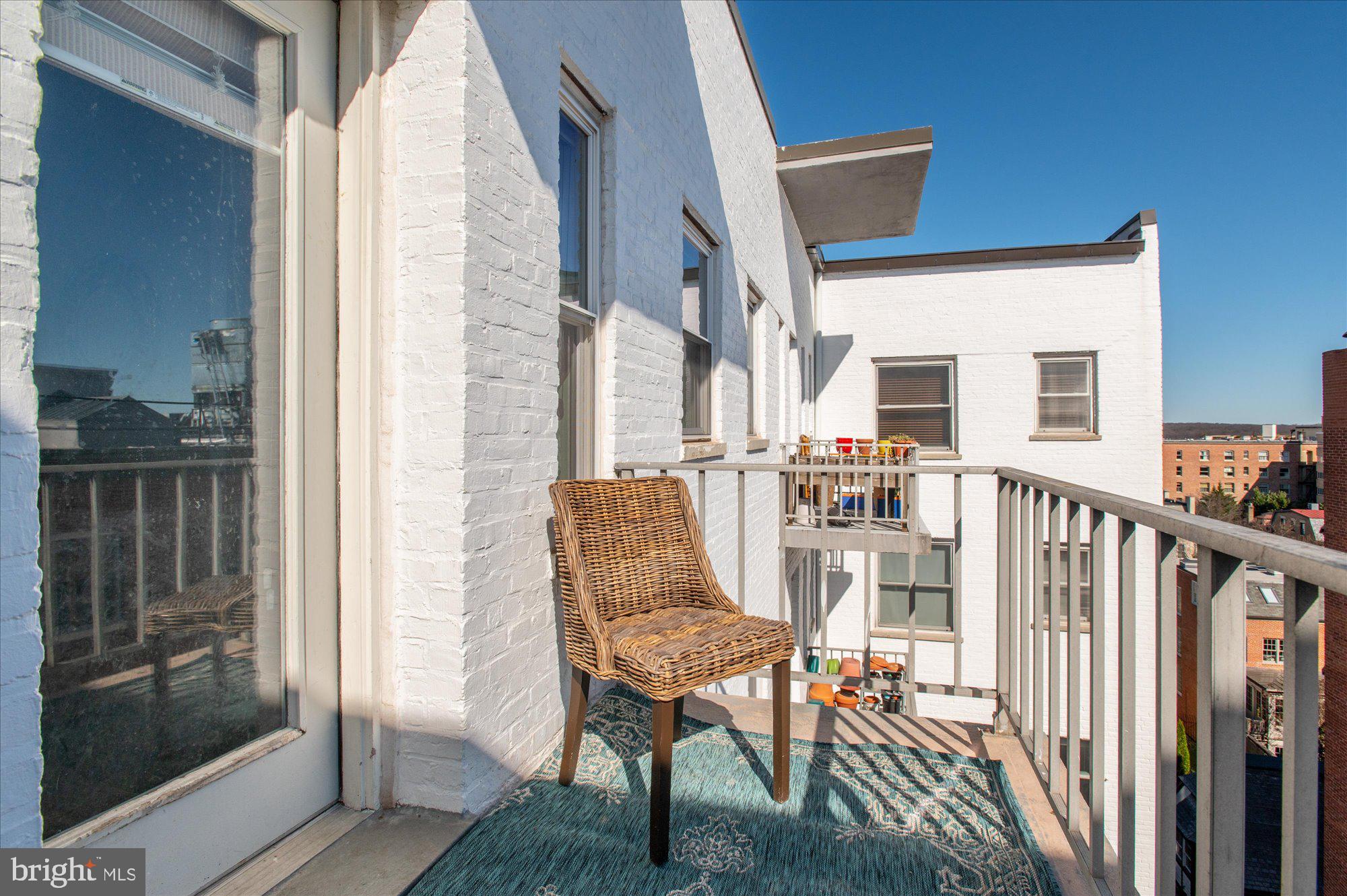 2127 California Street Northwest, Unit 803 Washington, DC 20008 - Photo 14 of 22 a view of balcony with furniture