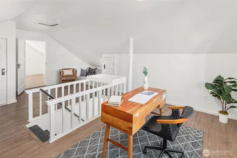 a room with furniture and window