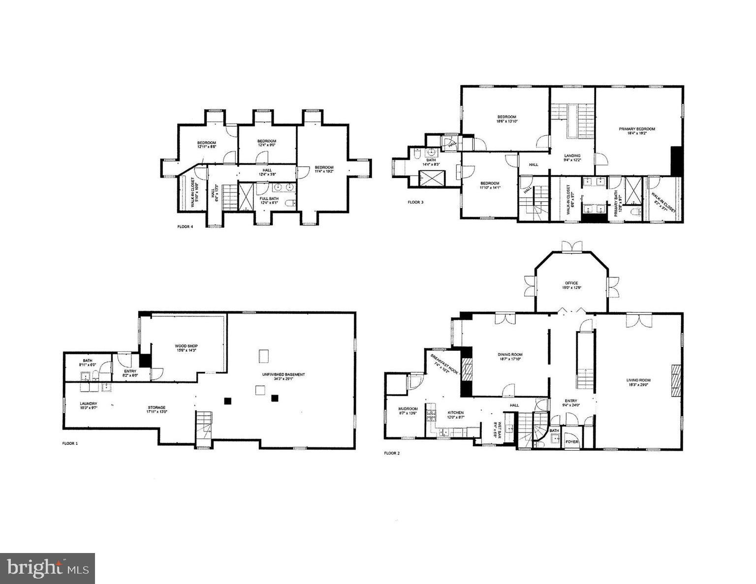 207 Wendover Road Baltimore, MD 21218 - Photo 107 of 111 Whole House Floor Plan