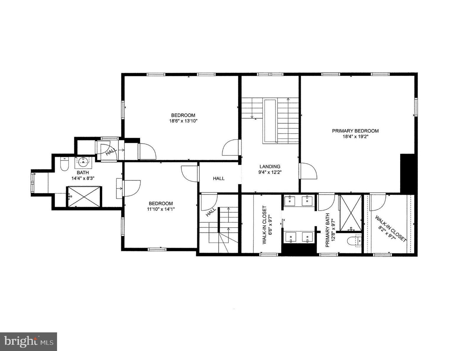 207 Wendover Road Baltimore, MD 21218 - Photo 109 of 111 Second Level Floor Plan
