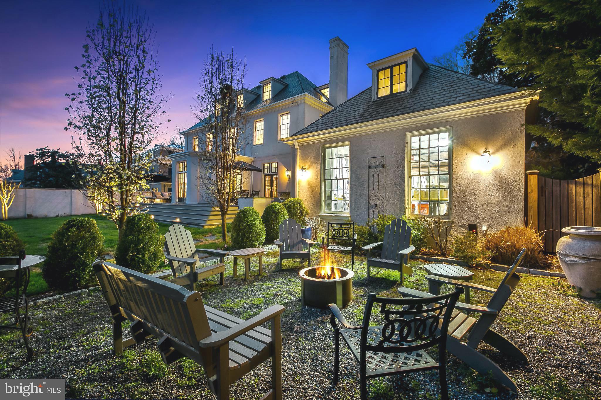 207 Wendover Road Baltimore, MD 21218 - Photo 76 of 111 Fire pit at twilight