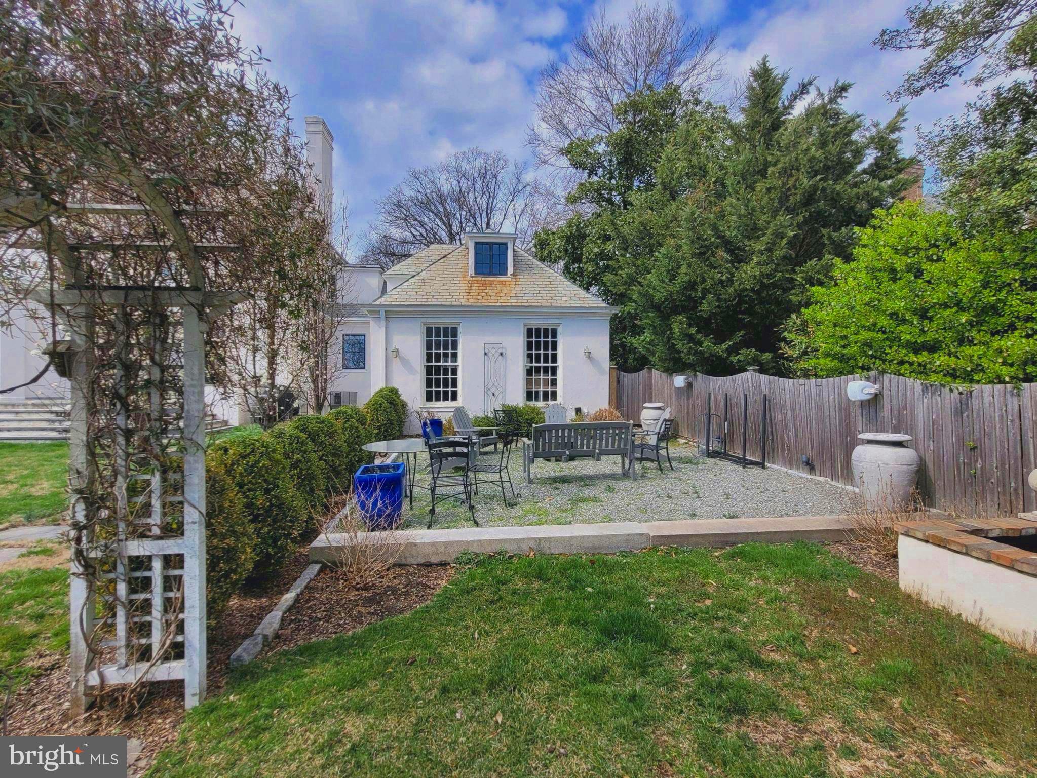 207 Wendover Road Baltimore, MD 21218 - Photo 81 of 111 Fire pit area / Koi Pond