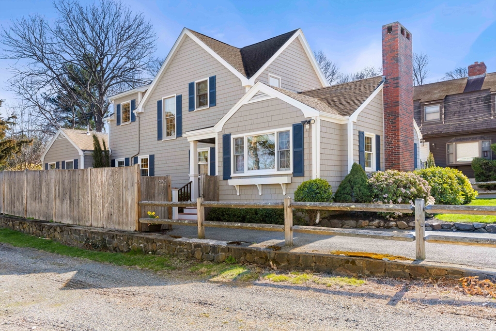 153 Jersey Street Marblehead, MA 01945 - Photo 1 of 34 a front view of a house with a garden