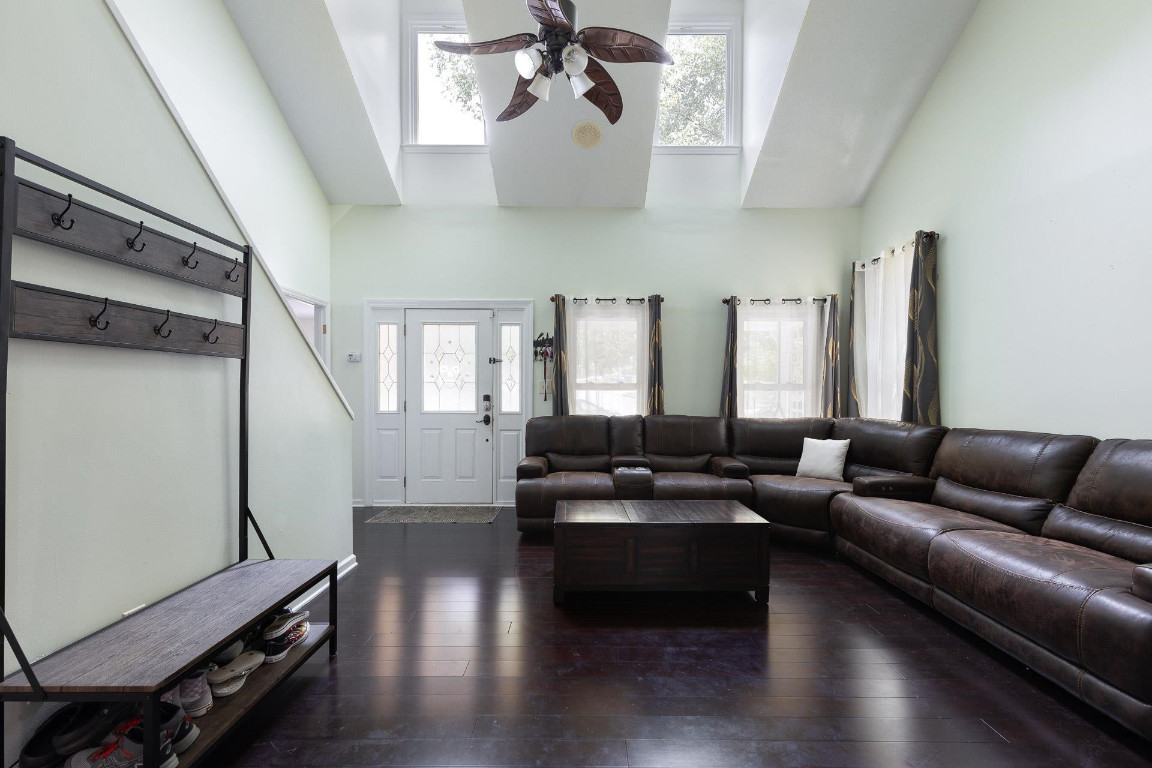 5006 Greenview Drive Durham, NC 27713 - Photo 5 of 34 a living room with furniture and wooden floor