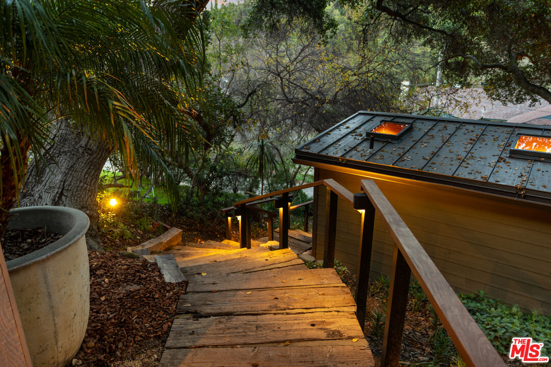 3217 Canon Place Topanga, CA 90290 - Photo 26 of 49 a view of a backyard with sitting area