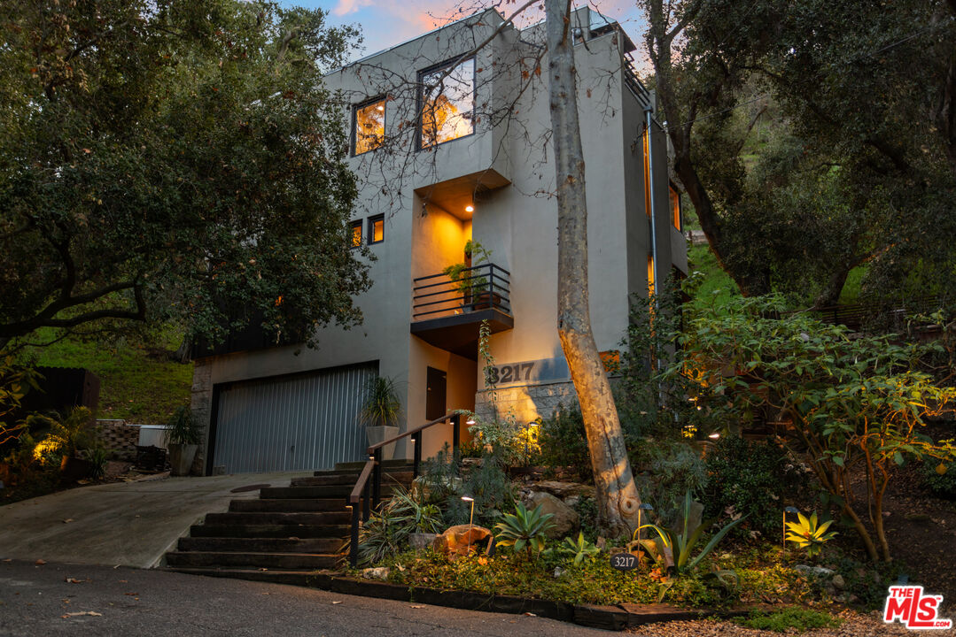 3217 Canon Place Topanga, CA 90290 - Photo 48 of 49 a view of a house with a yard