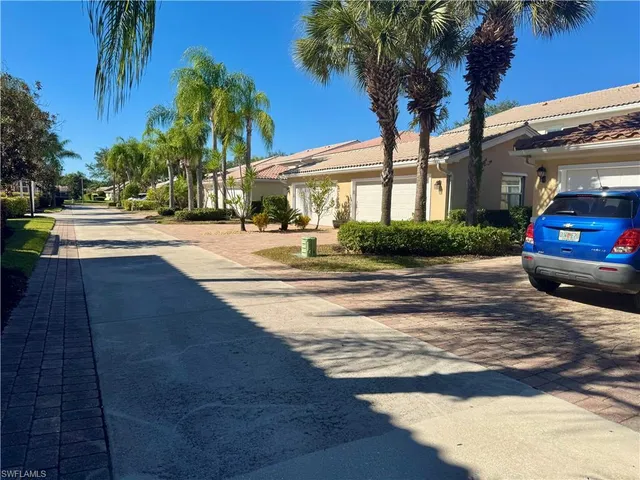 a view of a car park in front of a building