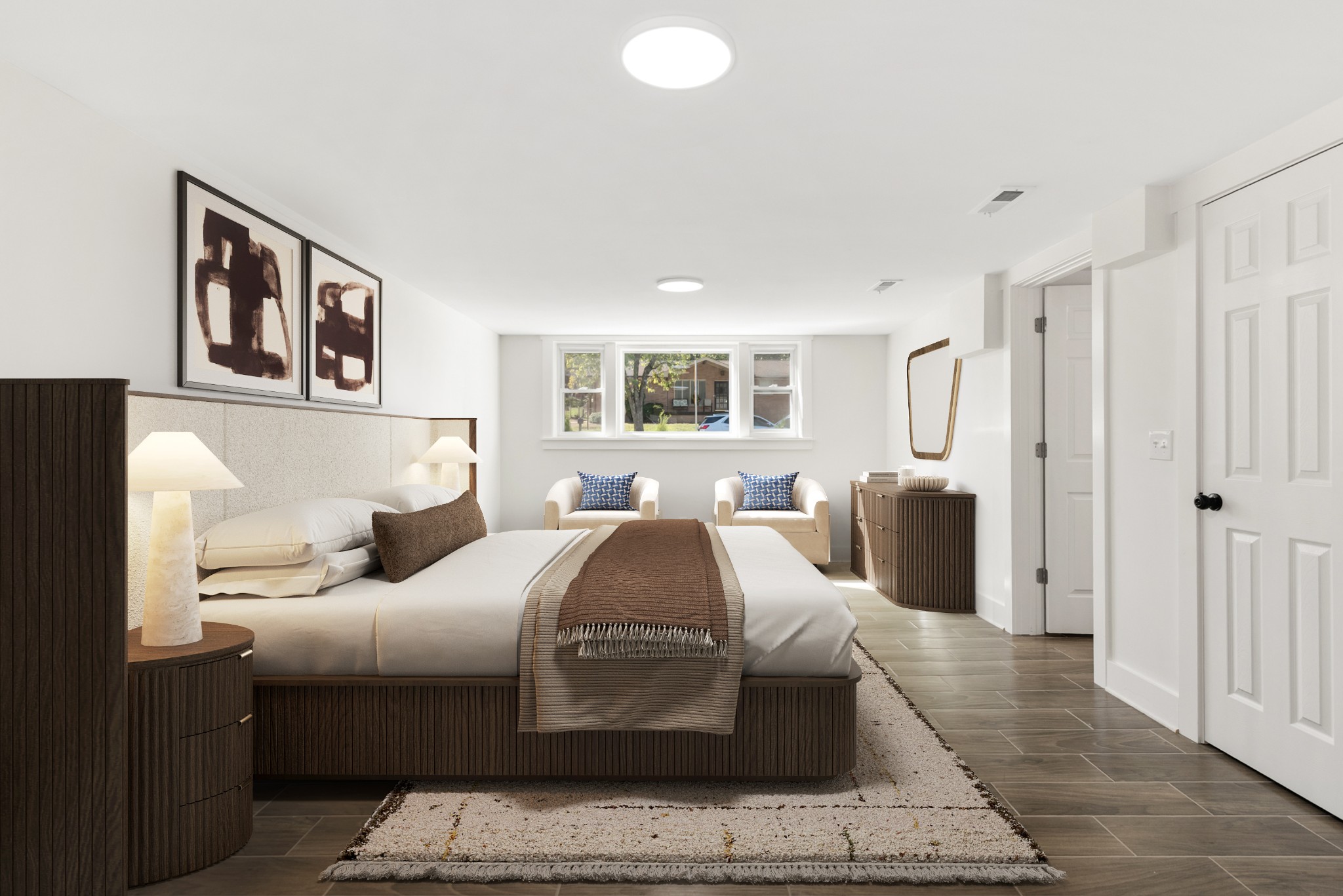 612 May Drive Madison, TN 37115 - Photo 28 of 46 a bedroom with a bed and a couch