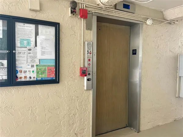 a view of front door of house