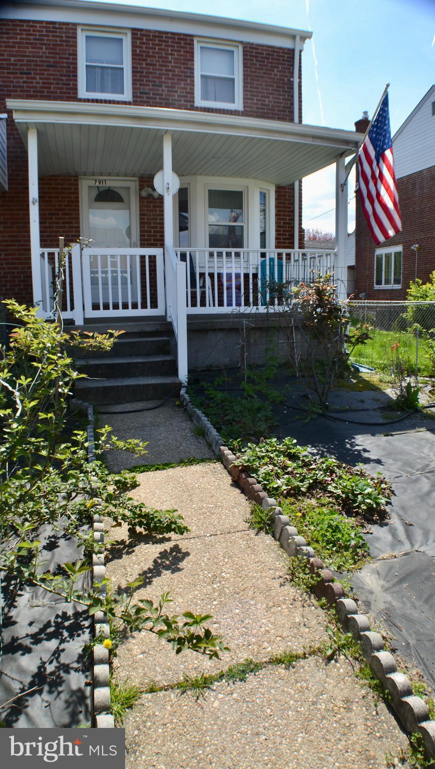 7911 Kavanagh Road Dundalk, MD 21222 - Photo 2 of 23 Covered Front Porch w/ No Maintenance Railing