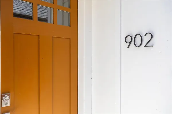 a view of a door