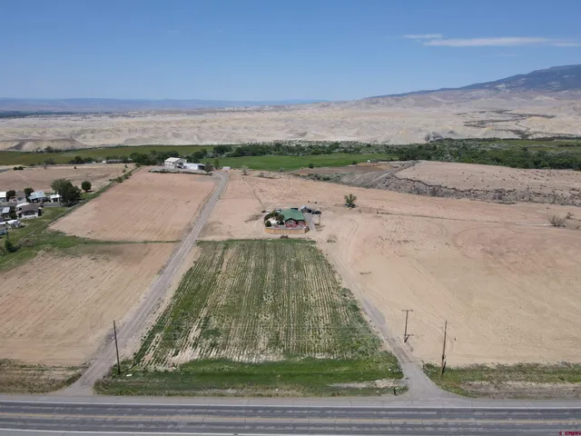 an aerial view of a houses