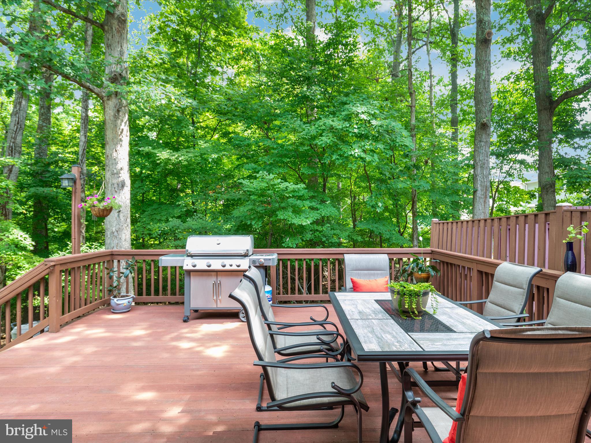 2304 Horseferry Court Reston, VA 20191 - Photo 4 of 66 Deck overlooking mature trees