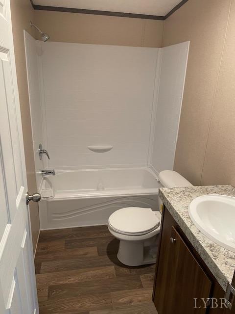 470 Central Church Road Appomattox, VA 24522 - Photo 10 of 12 a bathroom with a granite countertop sink toilet and shower
