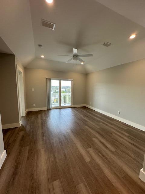 512 Harborview Circle Niceville, FL 32578 - Photo 17 of 27 an empty room with wooden floor and windows