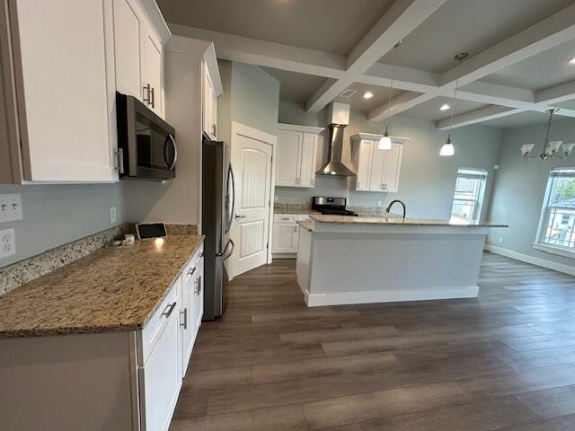 512 Harborview Circle Niceville, FL 32578 - Photo 5 of 27 a large kitchen with stainless steel appliances kitchen island a large counter top a stove and a sink