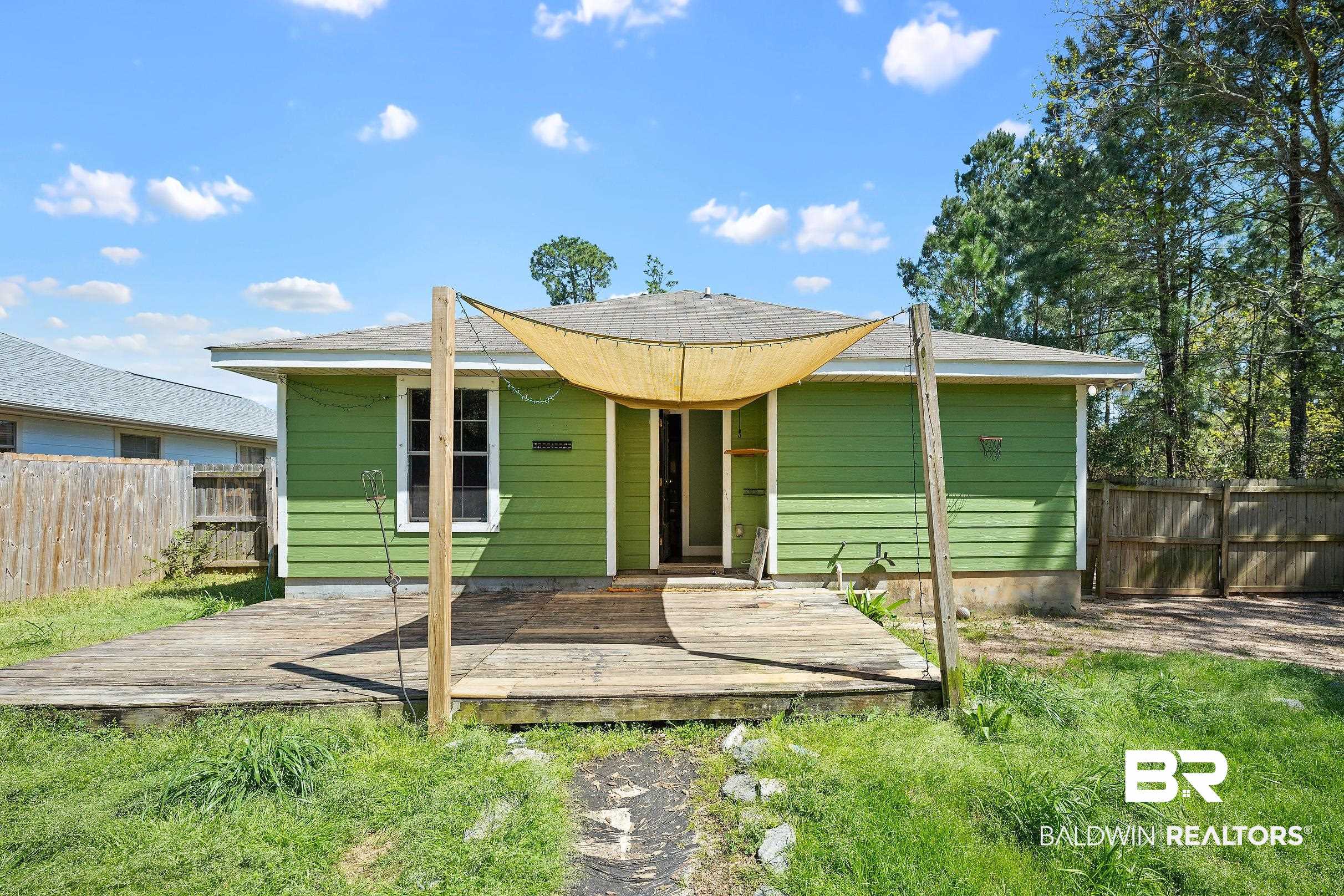 2000 Maria Lane Lillian, AL 36549 - Photo 15 of 35 Back of property featuring a wooden deck