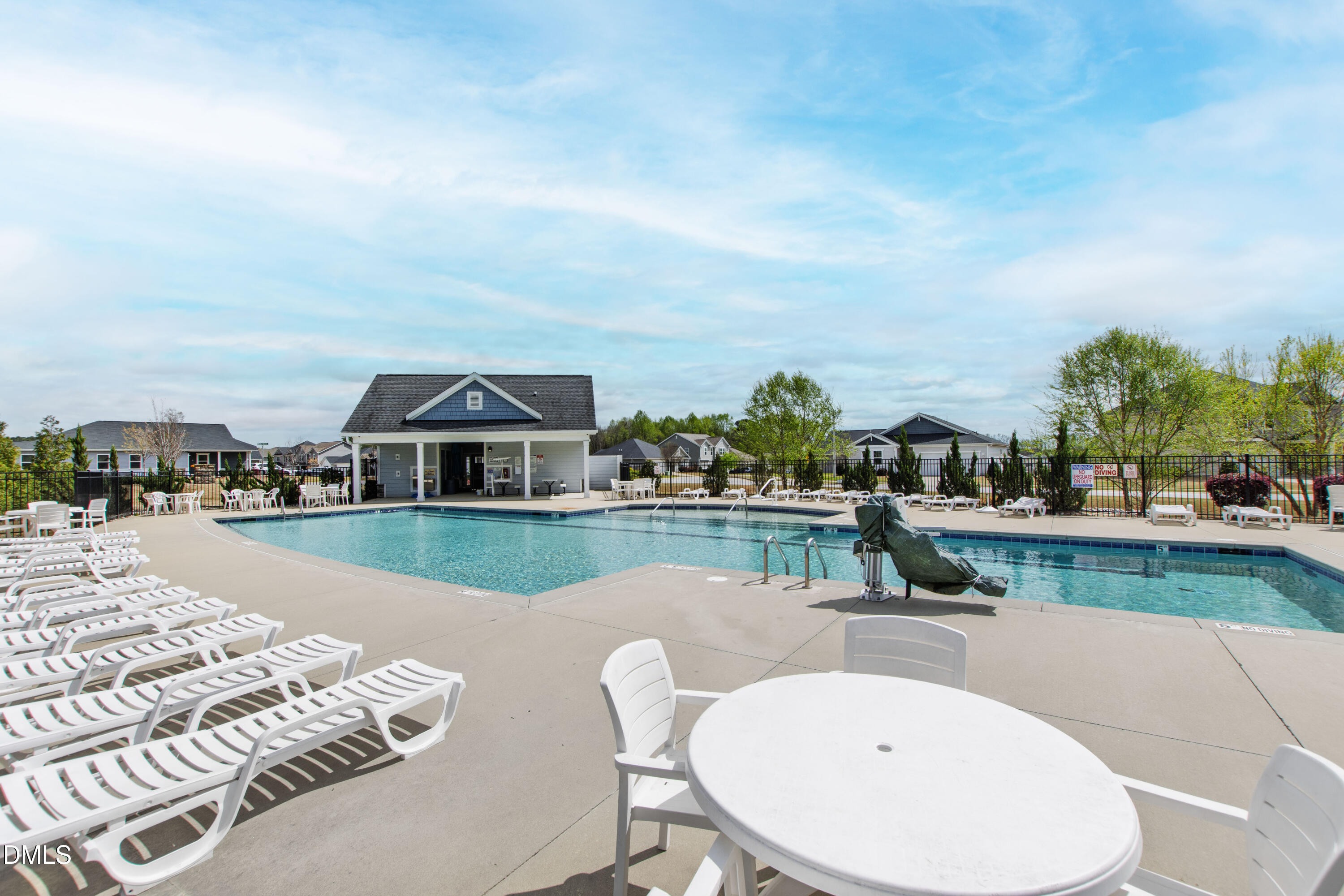 339 Summer Ranch Drive Fuquay-Varina, NC 27526 - Photo 39 of 42 a view of swimming pool and lake view