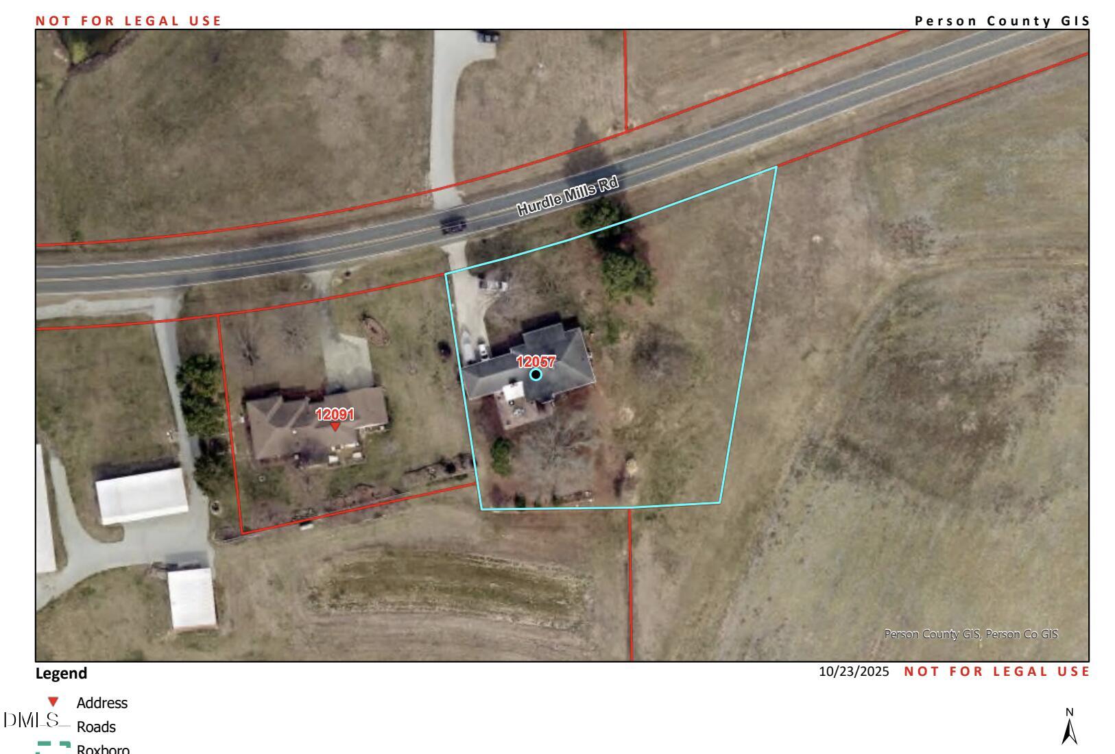 12057 Hurdle Mills Road Hurdle Mills, NC 27541 - Photo 25 of 52 a black and white photo of a room