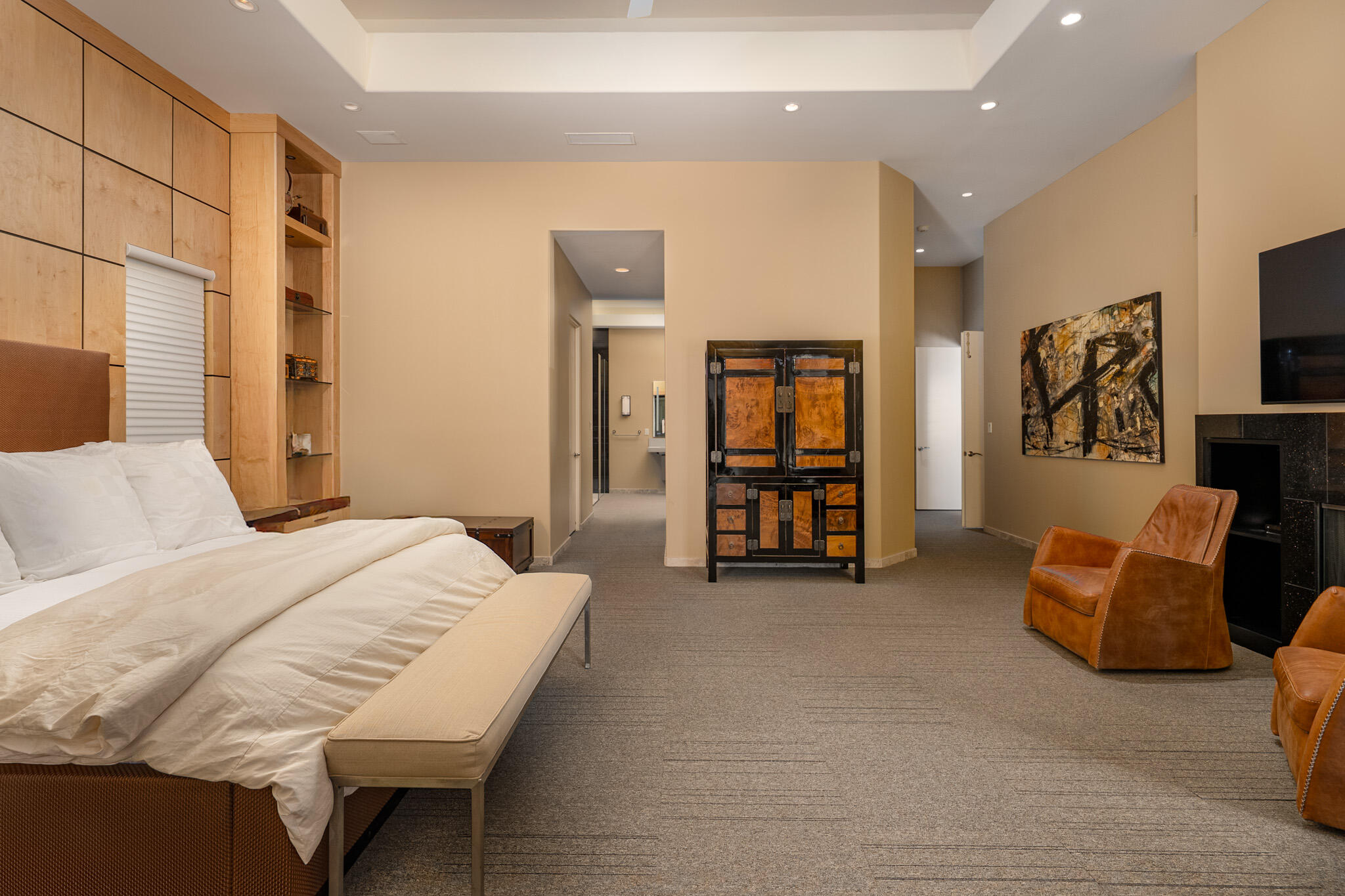 72116 Clancy Lane Rancho Mirage, CA 92270 - Photo 27 of 59 a bedroom with furniture and a bed