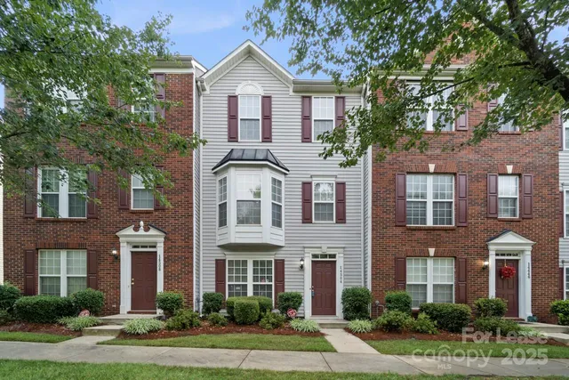 a front view of a building