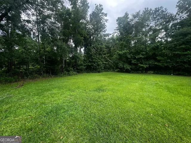 a view of a green yard