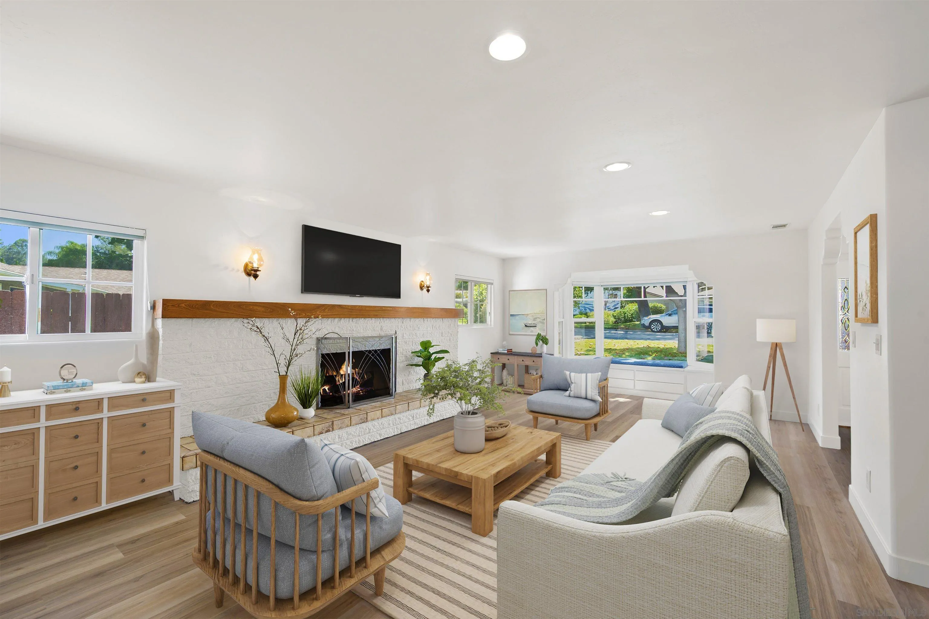 1835 Westward Ho Circle El Cajon, CA 92021 - Photo 5 of 57 a living room with furniture and a fireplace