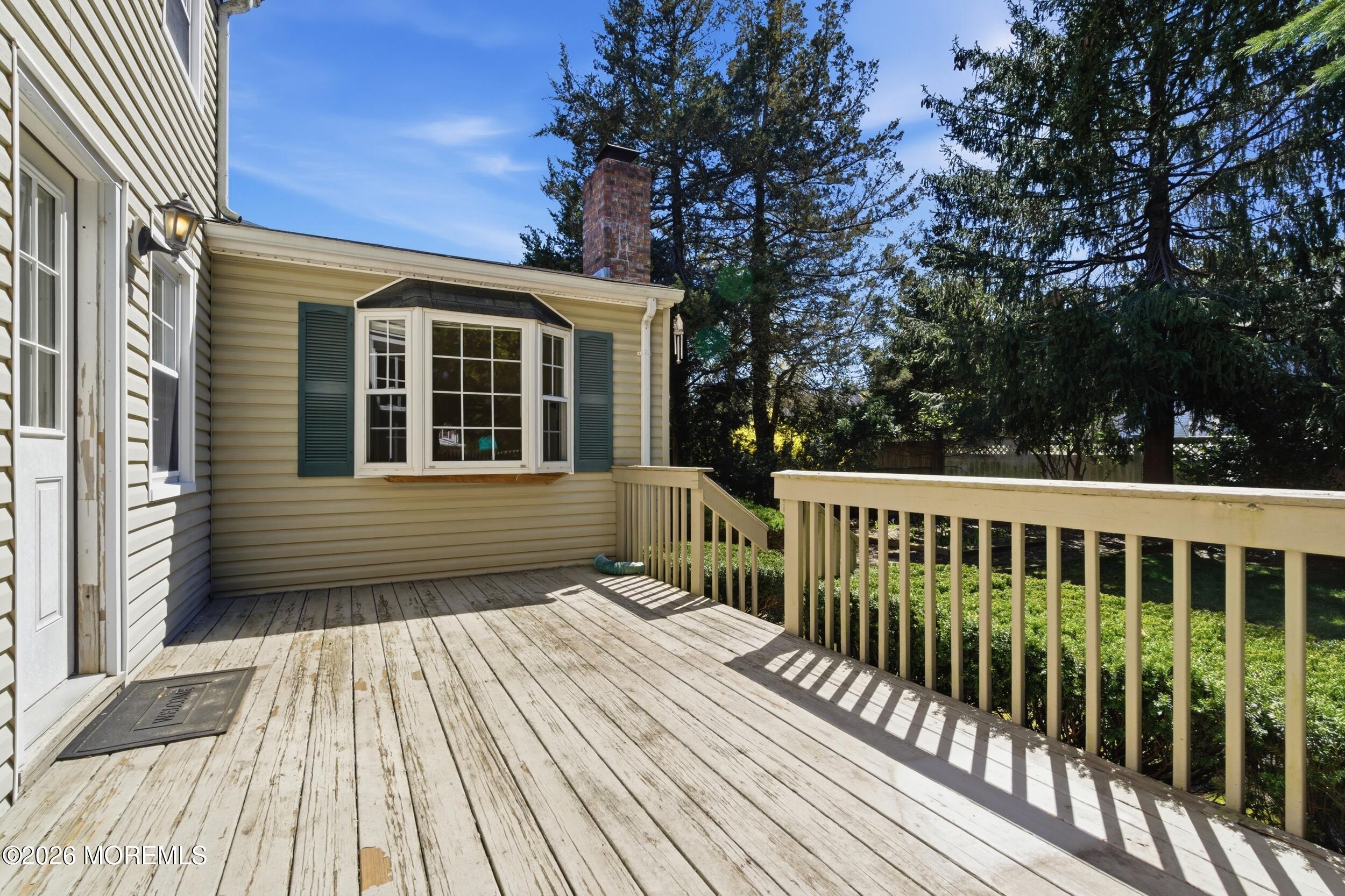 68 Davis Lane Red Bank, NJ 07701 - Photo 26 of 41 a view of a wooden deck