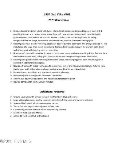 $399,000 | 3350 Club Villas Drive, Unit 502, Southport, NC 28461