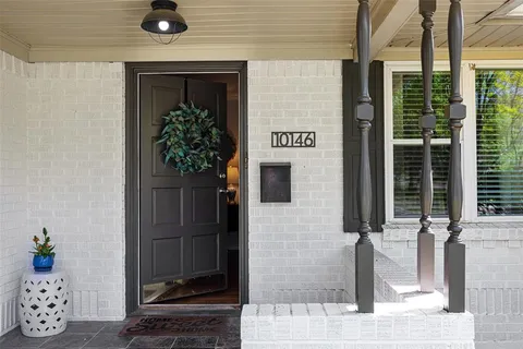 a front view of a house with shower