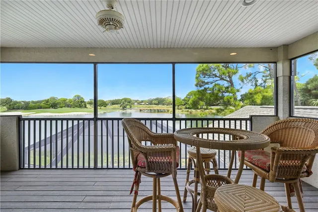 a view of a chairs in balcony