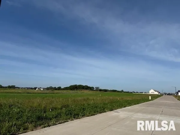 a view of a lush green field
